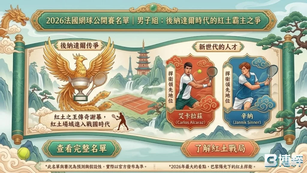 2026法網名單