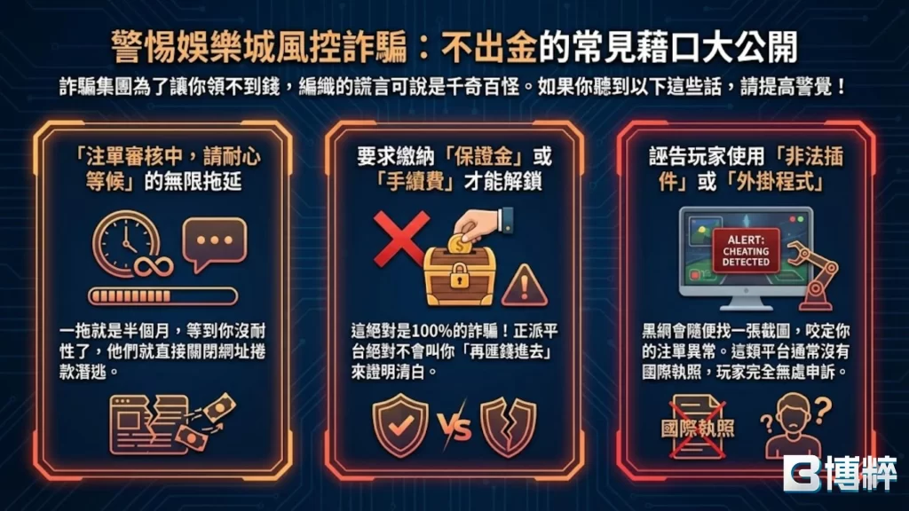 娛樂城風控詐騙