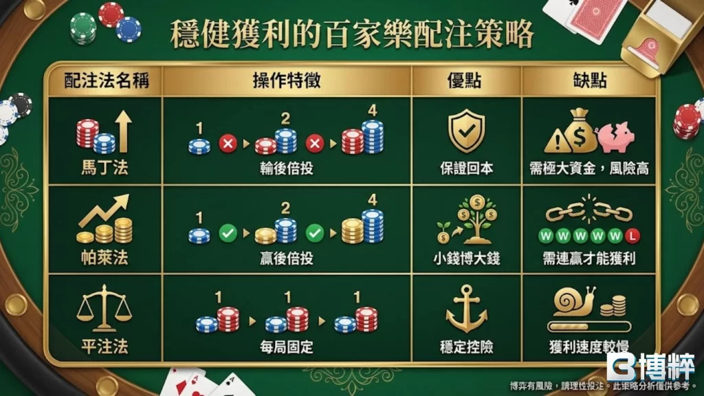百家樂配注