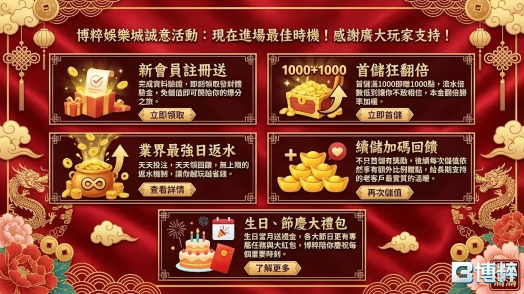 博粹娛樂城優惠