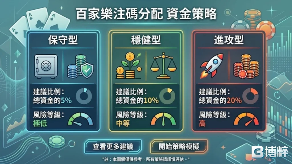 百家樂注碼分配