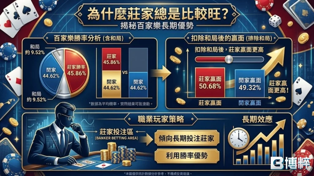 百家樂莊閒比例