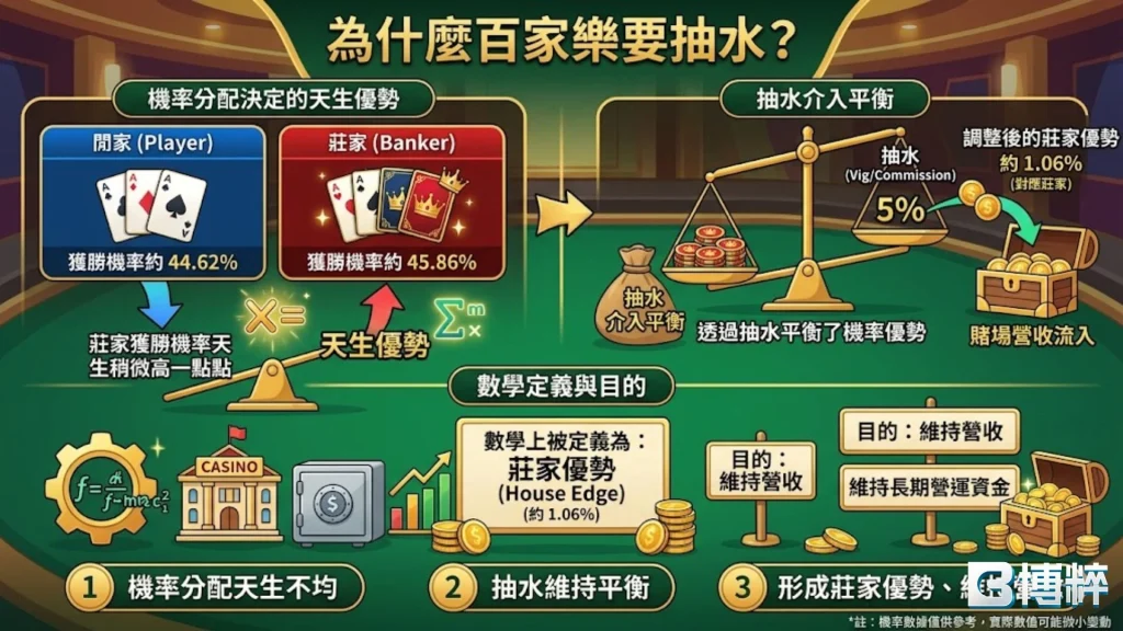 為什麼百家樂要抽水
