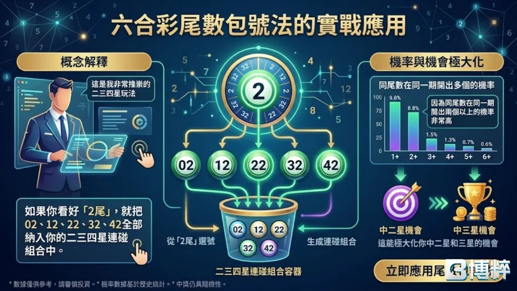 六合彩二三四星玩法：尾數包號技巧